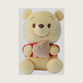 MINISO Winnie the Pooh 11'' Plush Toy – Sitting Pooh Holding Biscuits Stuffed Animal, Soft Cuddly Plush Doll for Kids, Collectors & Fans – Ideal Gift for Sleep, Play & Room Decor