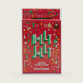 Holly Jolly - A Holiday Themed Absurd Word Game, 50 Festive Rhymes to Guess, Christmas Card Game, Fun & Festive Stocking Stuffers, Project Genius