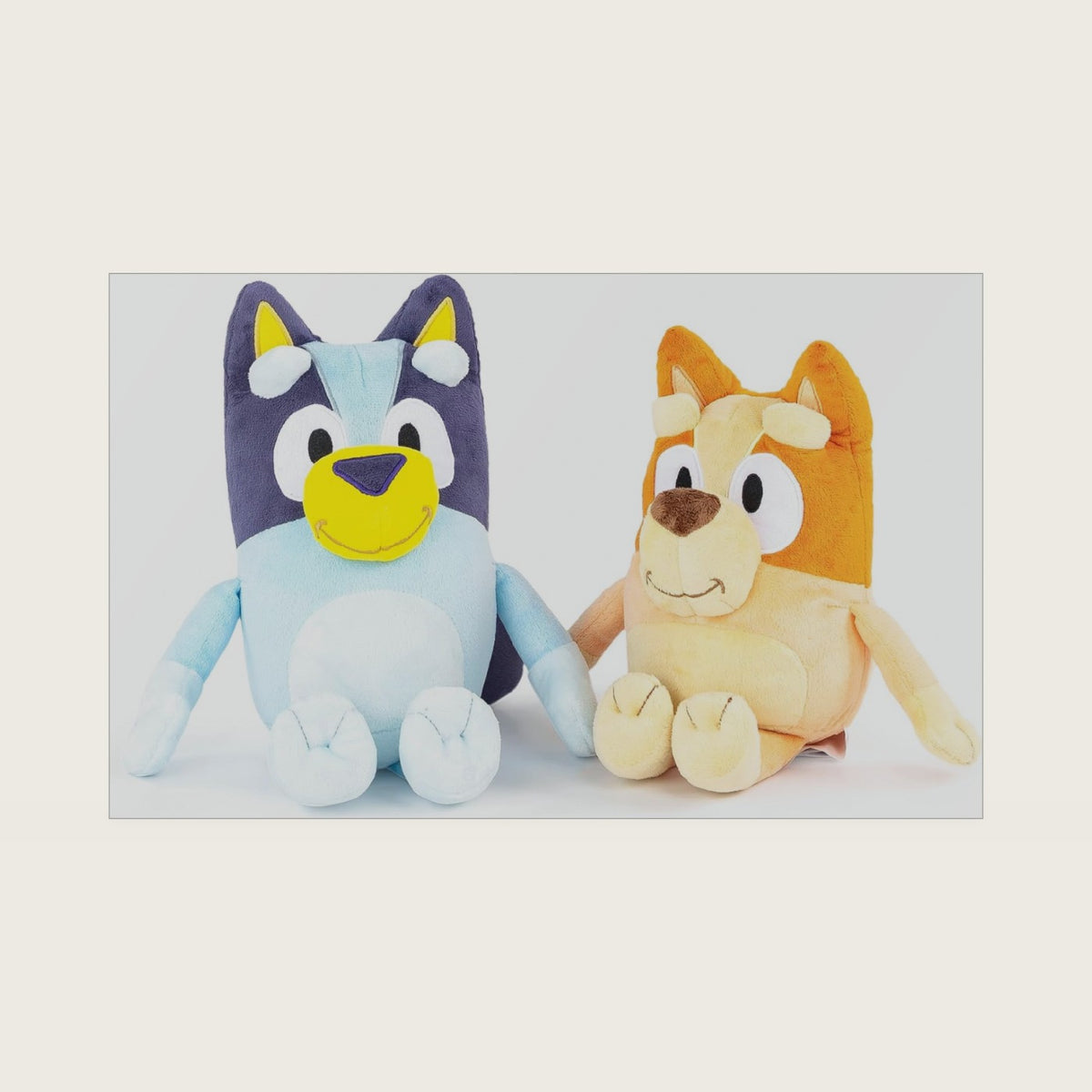 Bluey and Bingo Cartoon Kids Mini Plush Pillow Buddy 2 Pack, Multi
