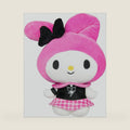 Jazwares and Friends Series 2, My Melody 8-inch Punks Plush - Officially Licensed Product from Ages 6+