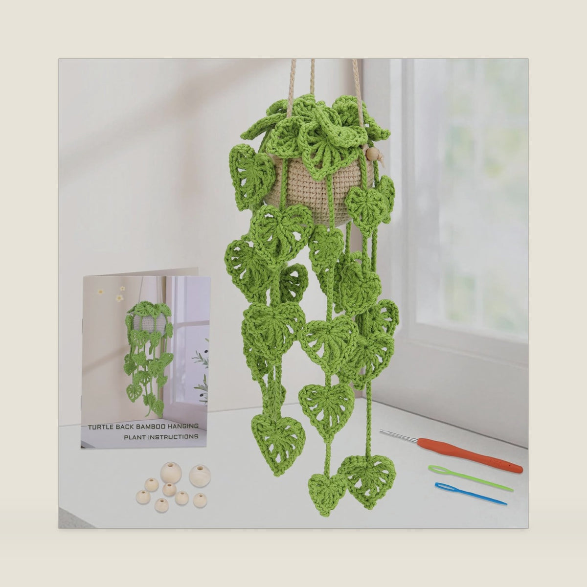 Kogyxe Crochet Kit for Beginners Crochet Hanging Plant with Tutorials