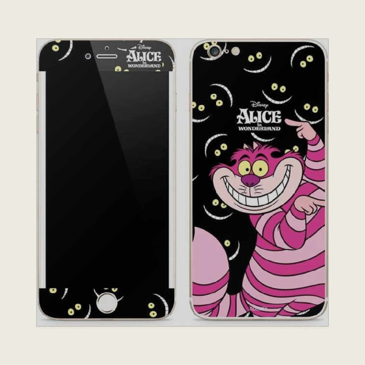 Skinit Decal Phone Skin Compatible with iPhone 6/6s Plus - Alice in Wonderland Cheshire Cat Design