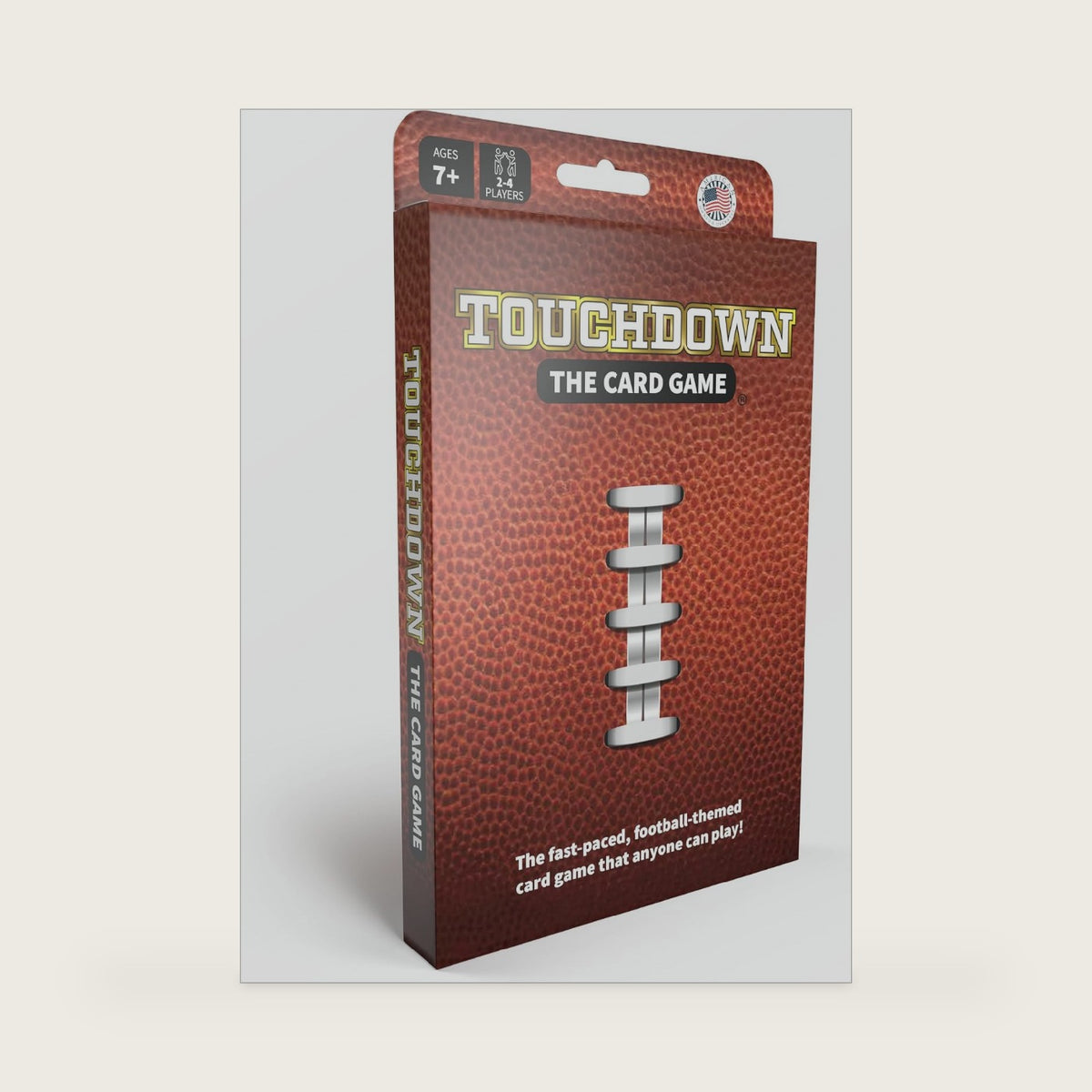 TOUCHDOWN The Card Game - Fast-Paced, Football Themed Card Game that Anyone Can Play, 2-4 Players, Fun Card Games for Adults, Kids, Families and Game Nights, Stocking Stuffers, Football Gifts