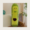 OUKEYI Lovely Avocado Toy Green Long Plush Kids Plush Toy Pillow Stuffed Avocado Toy Cute Cuddly Toy(70cm/27.5in)
