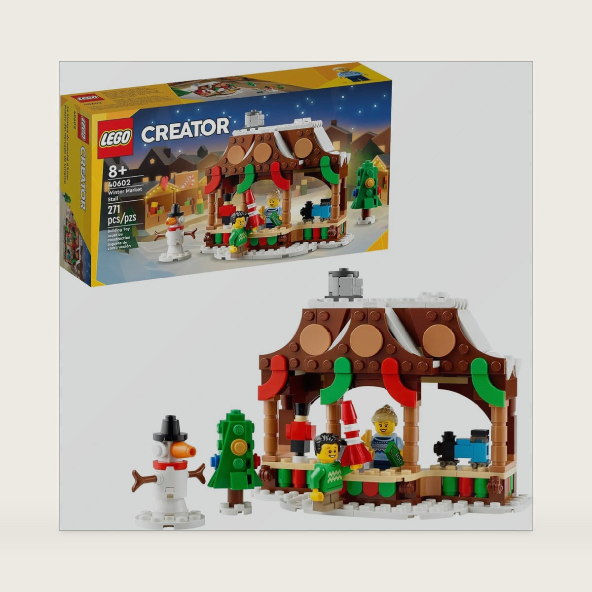 LEGO 40602 Winter Market Stall GWP (271 pcs)
