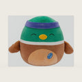 12" Avery Mallard Duck with Sweatband and Rugby Ball Medium Plush