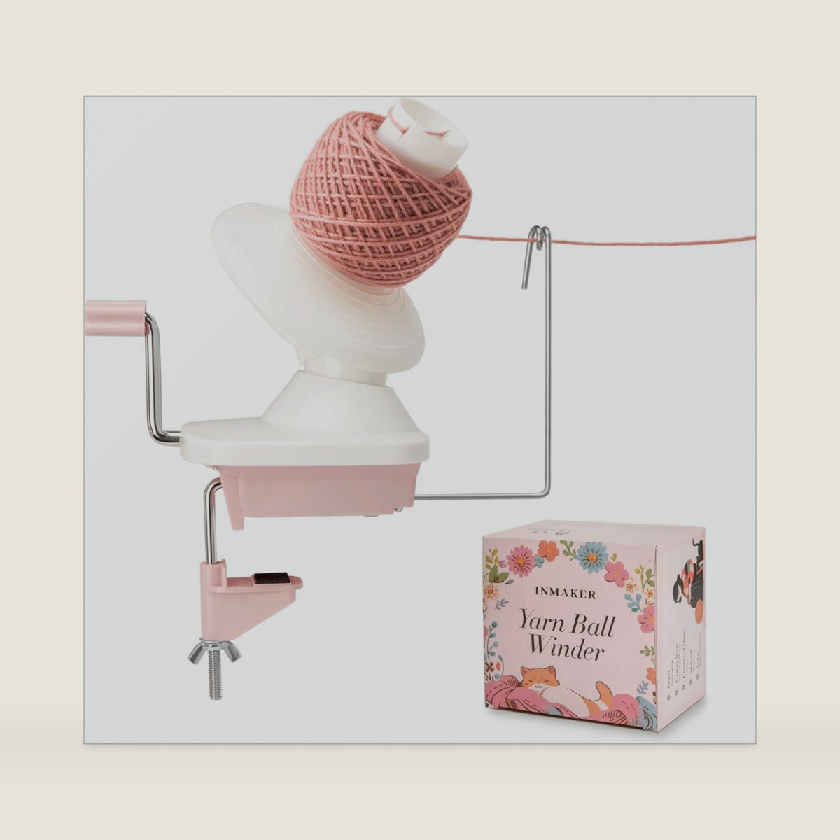 INMAKER Yarn Winder, Ball Winder for Crocheting Yarn Spinner for Knitting