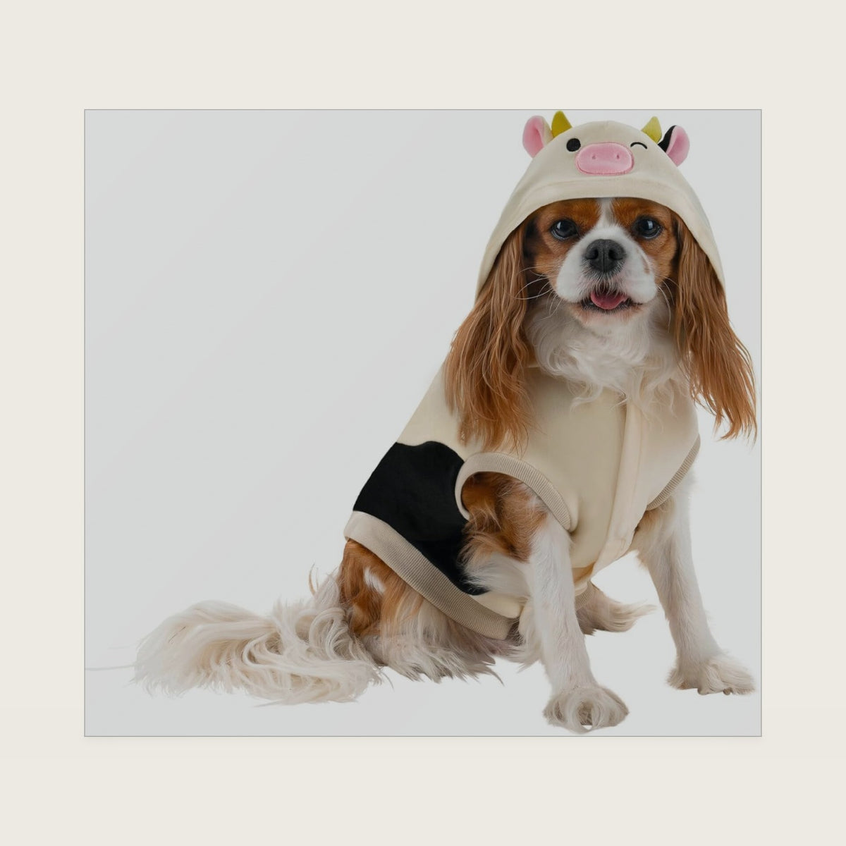 Original Connor The Cow Pet Hoodie - Ultrasoft Official Pets Apparel (X-Large) Multicolor