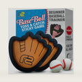 Toss and Catch Ball Game Set - Easy to Use Sticky Balls & Beginner Baseball Training Glove - Premium Toy Paddle Fits All Hand Sizes From Toddlers to Teens & Adults - Fun Gift Idea for Boys and Girls