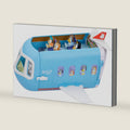 Bluey 3-in-1 Transforming Airplane Toys for Kids, Resort & Boat