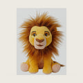 Lion King, 30 Years of the Lion King, Mufasa, 25 cm Plush Toy, Suitable from the First Months of Life