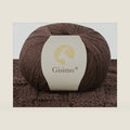 100% Merino Wool Yarn, 6-Ply Luxurious and Soft Yarn for Hand Knitting & Crocheting, 1.76 OZ/50g, 127 yds/116 Meters(Coffee, 1 Ball)