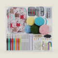 Katech Crochet Hooks Set with Yarn-Crochet Kit for Beginners-Ideal Gift