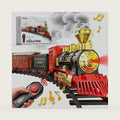 Hot Bee Train Set, Remote Control Train Toys with Smoke, Lights and Sound