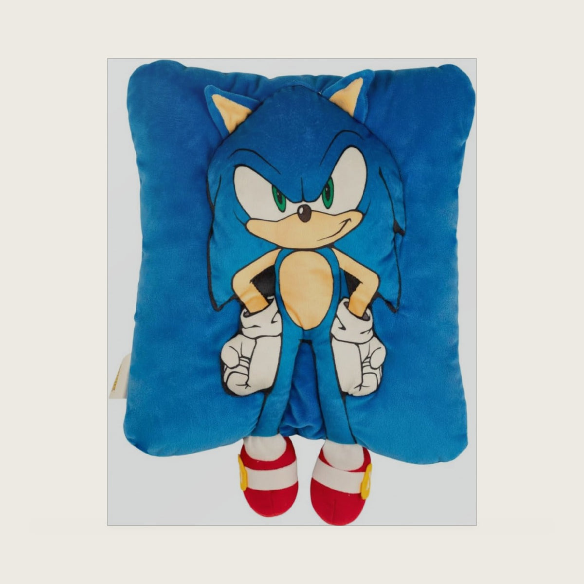 Sonic The Hedgehog Anime Kids Super Plush Cozy Snuggle 3D Pillow ( Product) by Franco