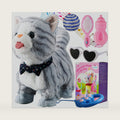 Marsjoy Gray Walking Cat Toy for Kids