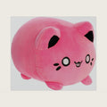 ® Enchanting Tasty Peach® Vivid Pink Meowchi Stuffed Animal - Bright & Colorful Design - Showpiece Plush - 7 Inches