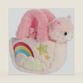 Aurora® Fashionable Fancy Pals™ Pastel Rainbow™ Kitty Stuffed Animal - On-The-go Companions - Stylish Accessories - Pink 7 Inches