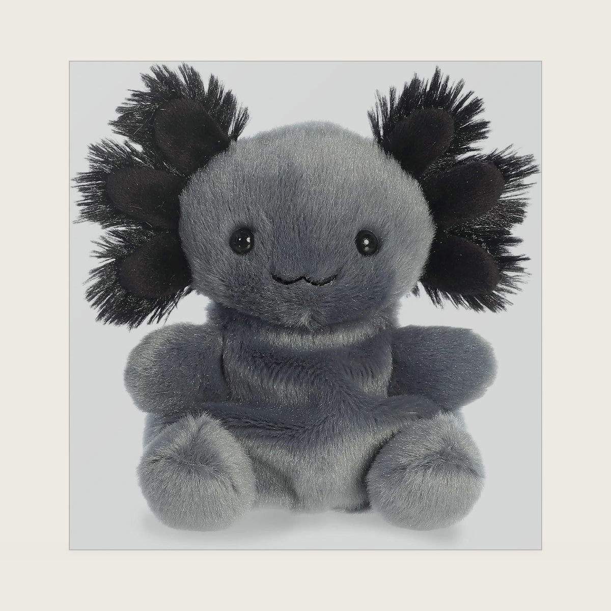 Palm Pals 5" Onyx Axolotl Adorable Plush