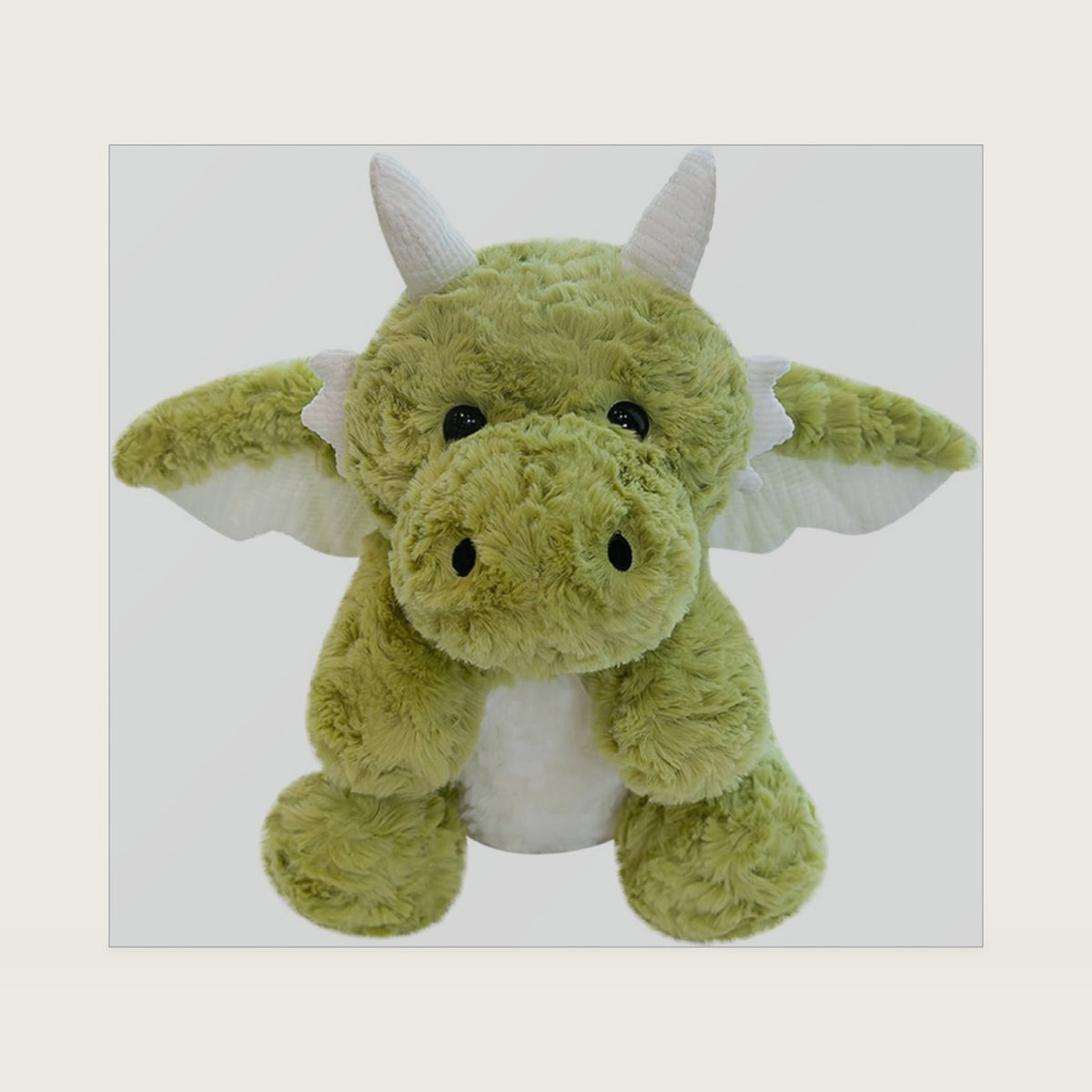 SUSULF Little Flying Dragon - Stuffed Animal Plush Toy Gifts（Green,7.87in）