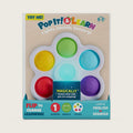 Chuckle & Roar Pop It Board, Bilingual Toddler Learning Toy, Quiet Mode