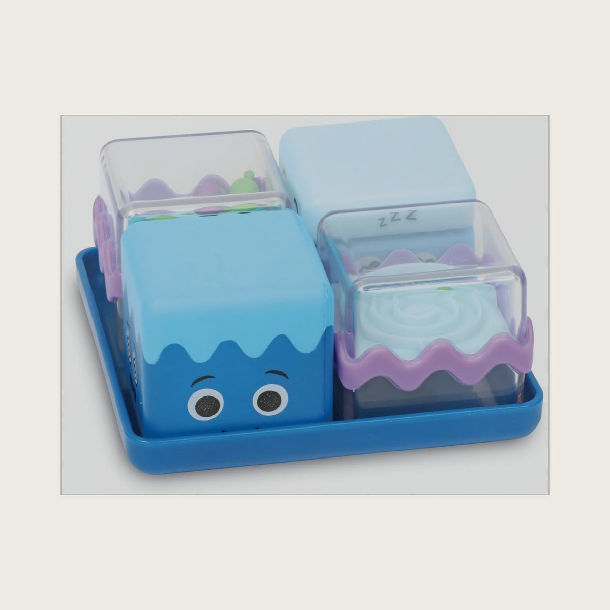 Learning Resources Cool Down Cubes Sensory Fidget Toys - Quiet Fidgets for Kids, Toddlers, and Adults - Calming Corner Items for Classroom or Home, Small Tactile Tools for Play, Focus, and Travel