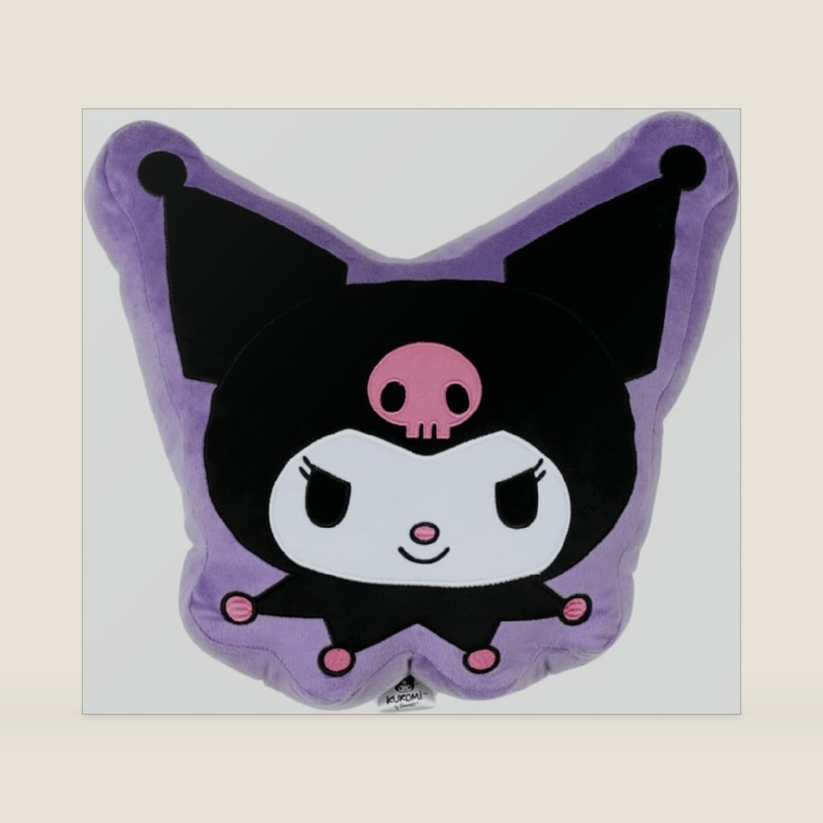 & Friends Kuromi Bedding Super Soft Plush Decorative Pillow, One Size, (100% Officially Licensed Product) By Franco