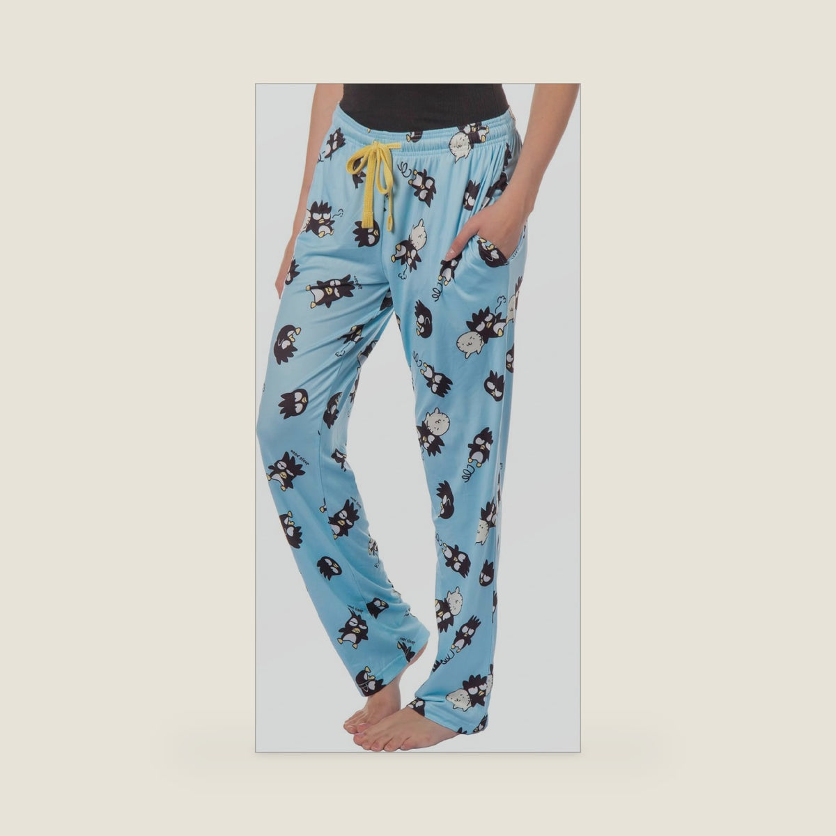 Women's And Friends Badtz Maru And Hana-Maru Adult Pajama Pants