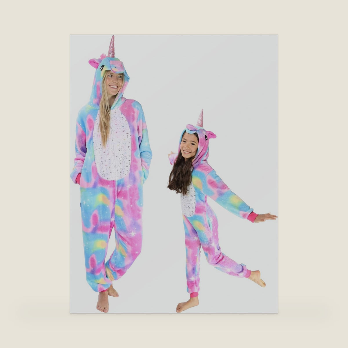 Funziez! Slim Fit Adult Onesie - Animal Costume - Plush Unisex Halloween One Piece Cosplay Suit for Women and Men
