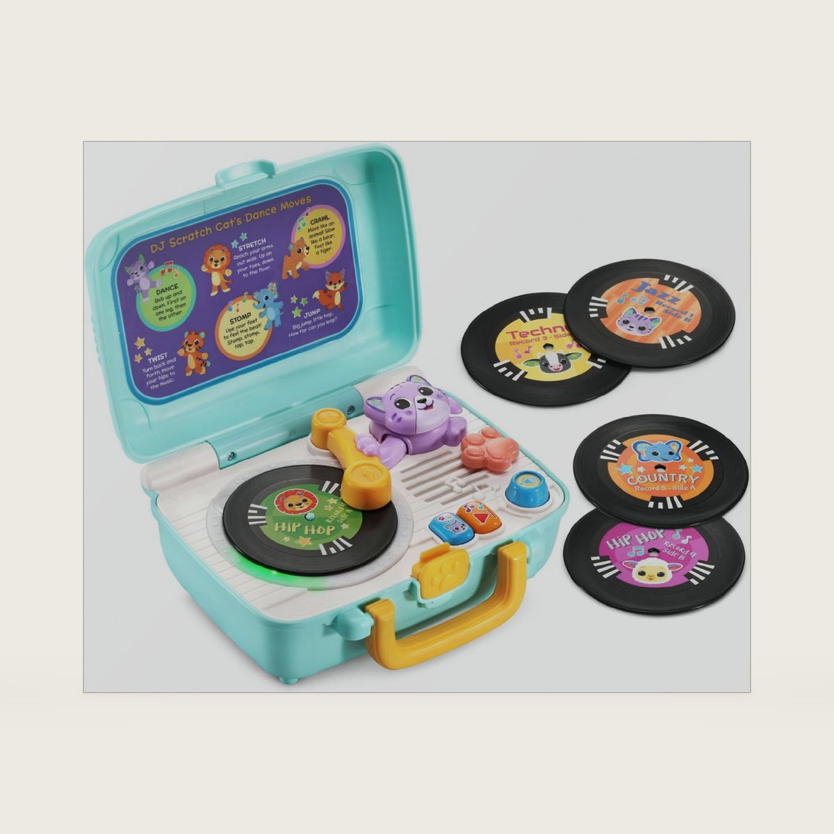 VTech DJ Scratch Cat Record Player