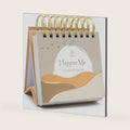 Happier Me - Peach Daily Affirmation Calendar with Inspirational Quotes