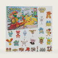 Pokémon 2025 Holiday Christmas Advent Calendar 24 Piece Gift Playset - Officially Licensed - Includes 2" Pikachu, Bulbasaur, Charmander & More - 16 Toy Figures & 8 Accessories - Kids, Boys, Girls - 4+