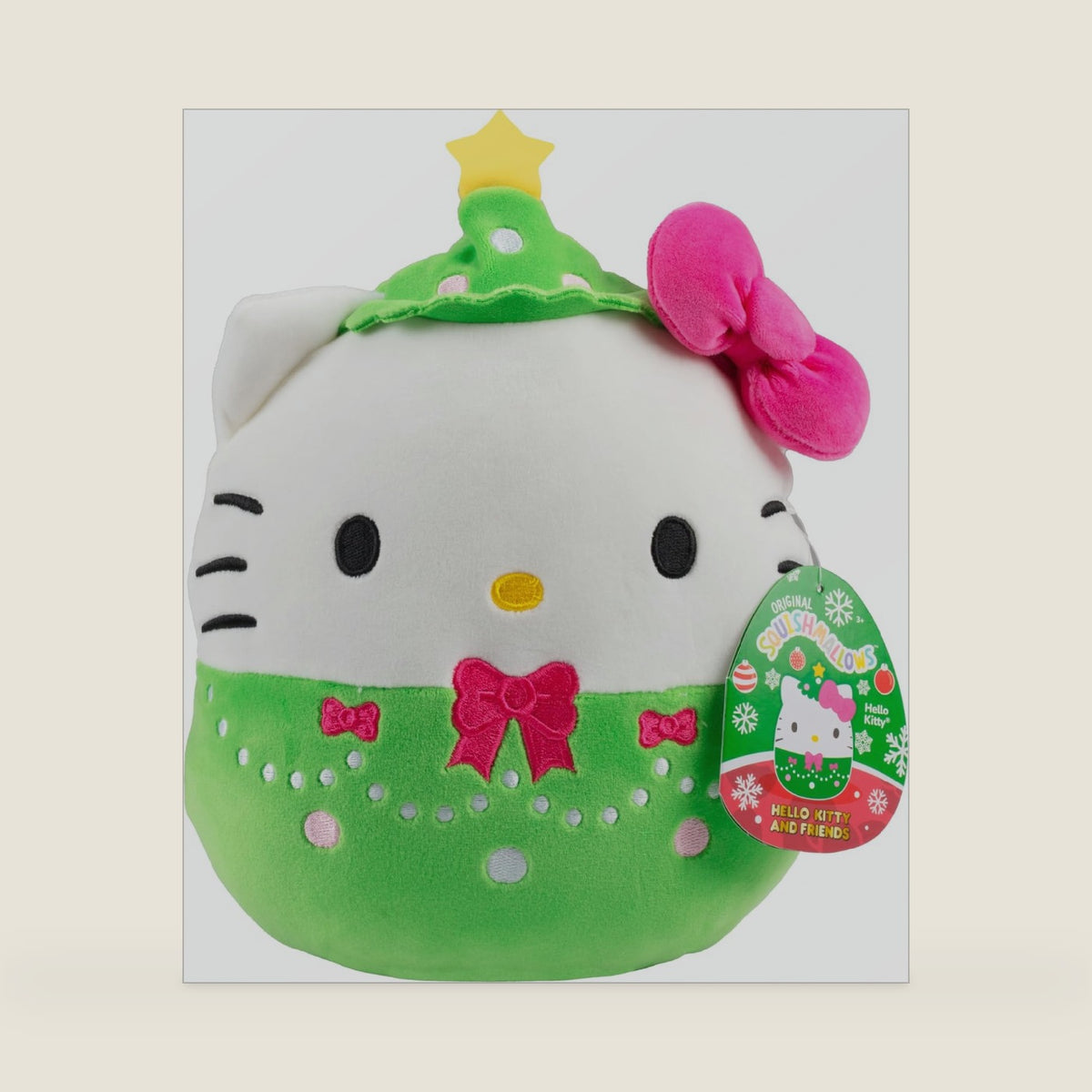 Squishmallows 8-Inch Christmas Tree Jazwares Plush