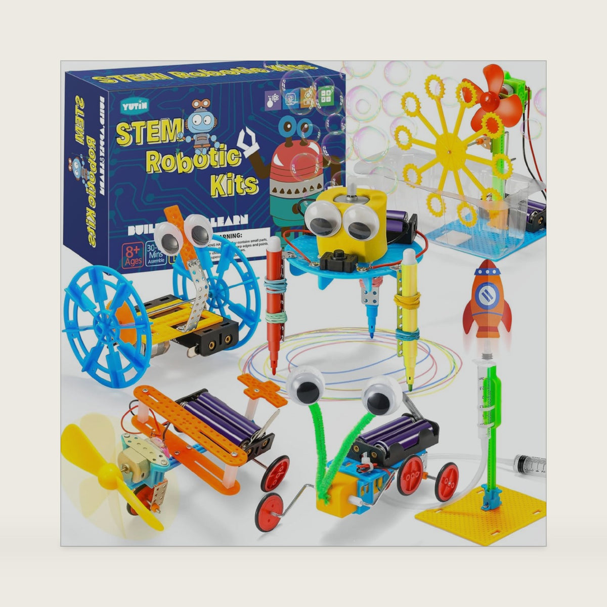 Robotics Science Kits for Kids Crafts Age 8-12, STEM Building Toys 8-13