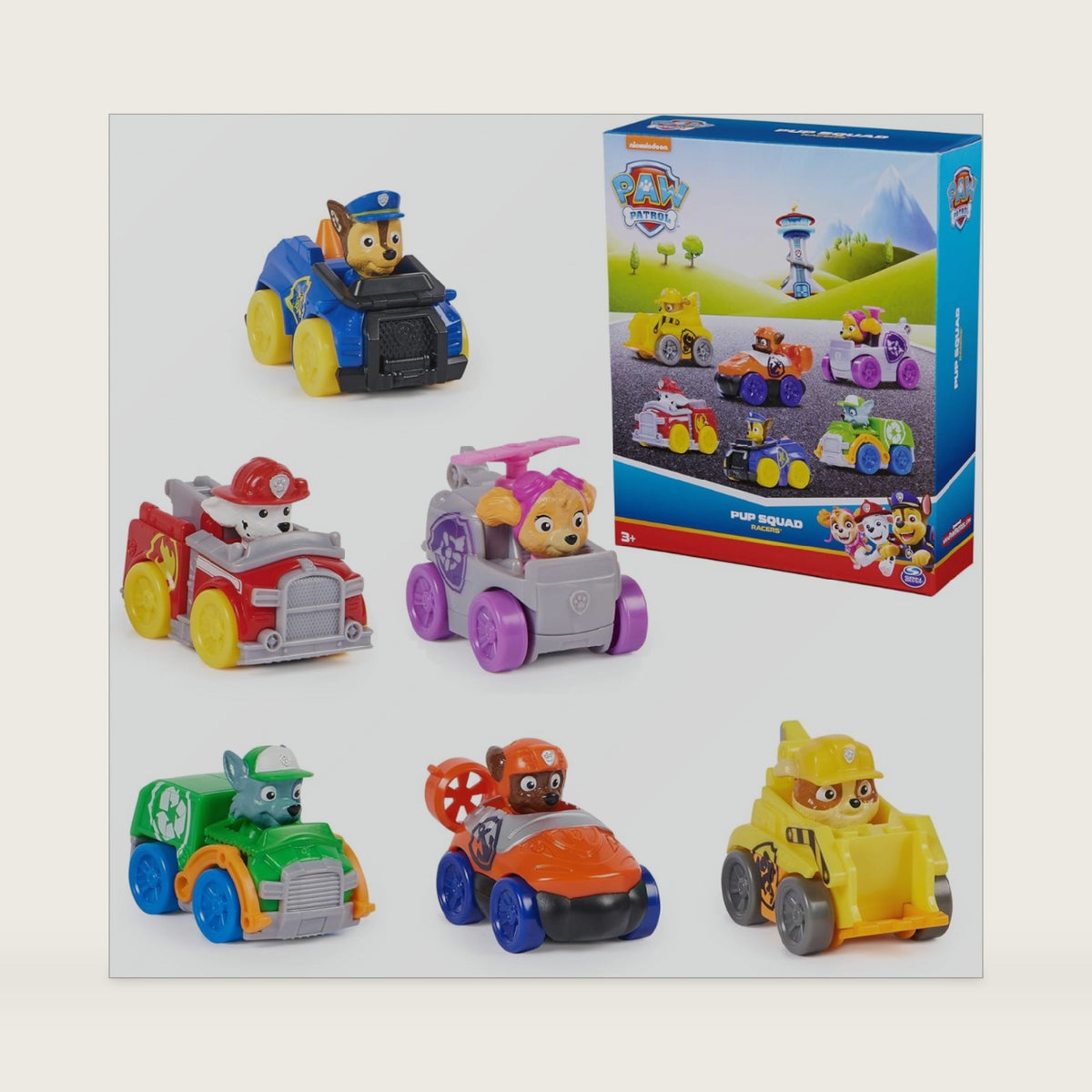 PAW Patrol Pup Squad Racers 6-Piece Vehicle Gift Set