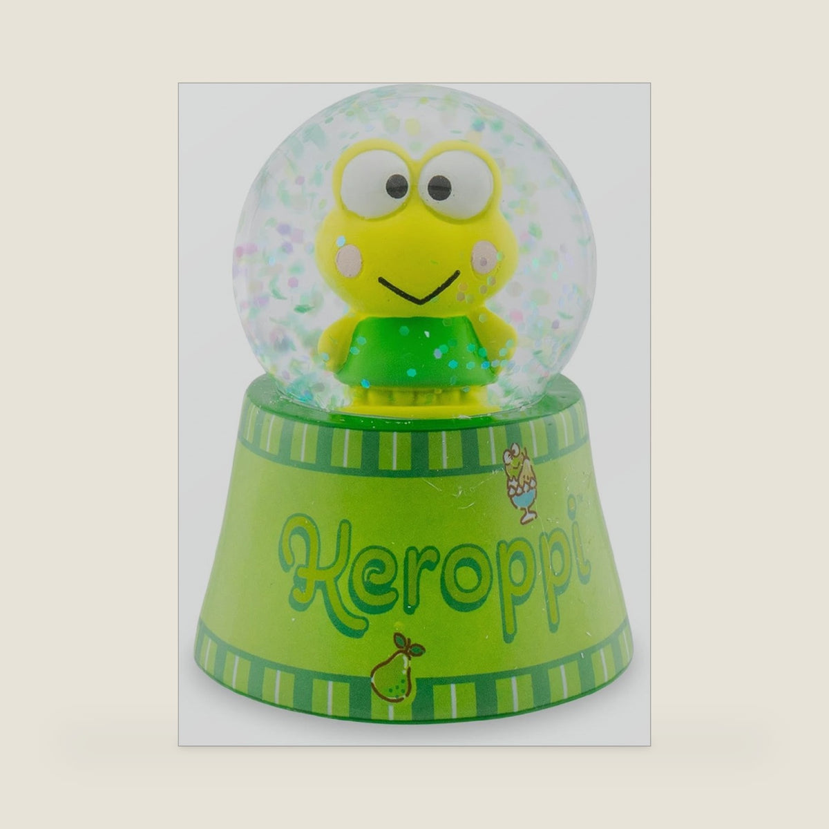 Mini Light-Up Adult Snow Globe with Swirling Glitter Display | 3 Inches Tall