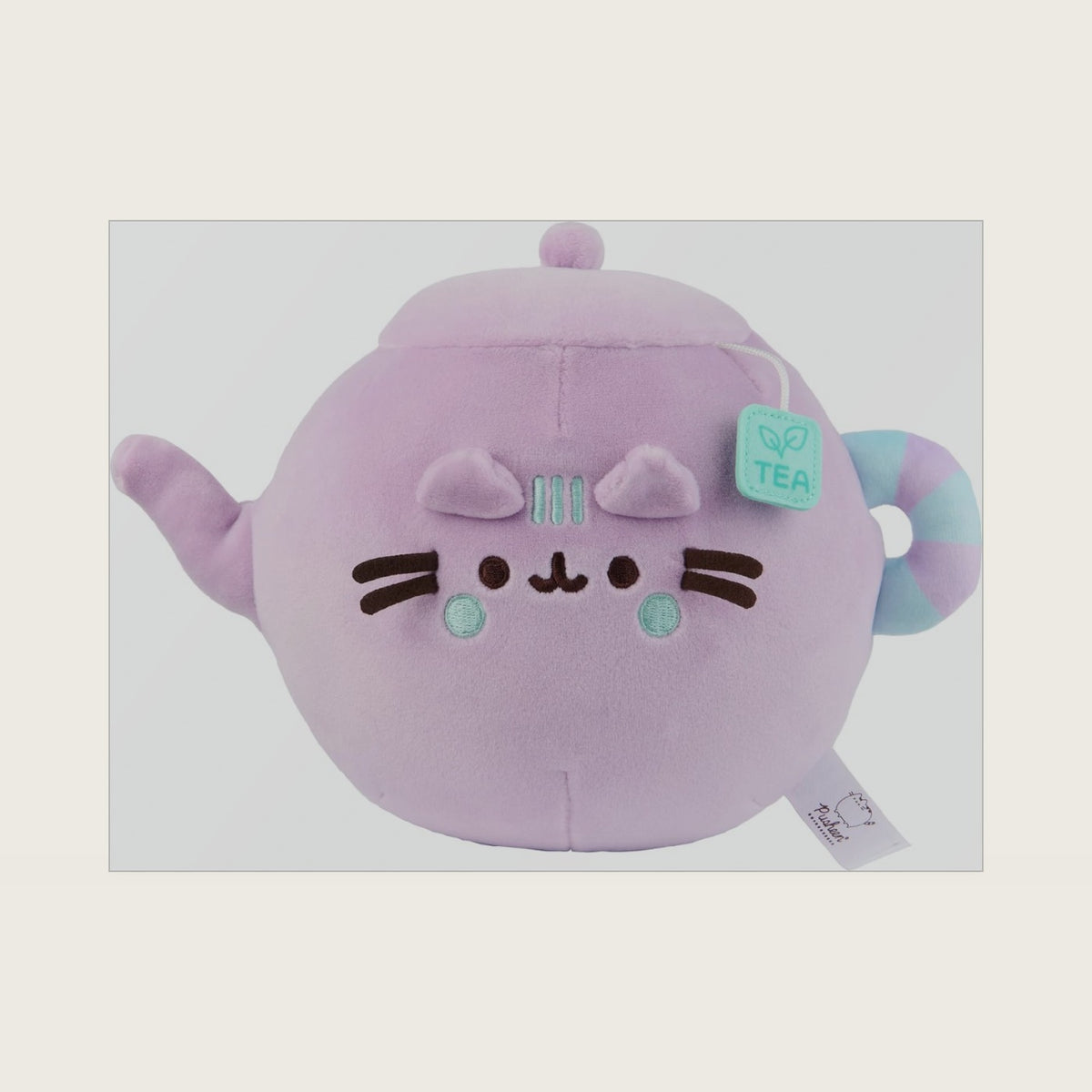 Pusheen Tea Pot Squisheen 6-Inch Squishy Plush Toy; Ages 8+