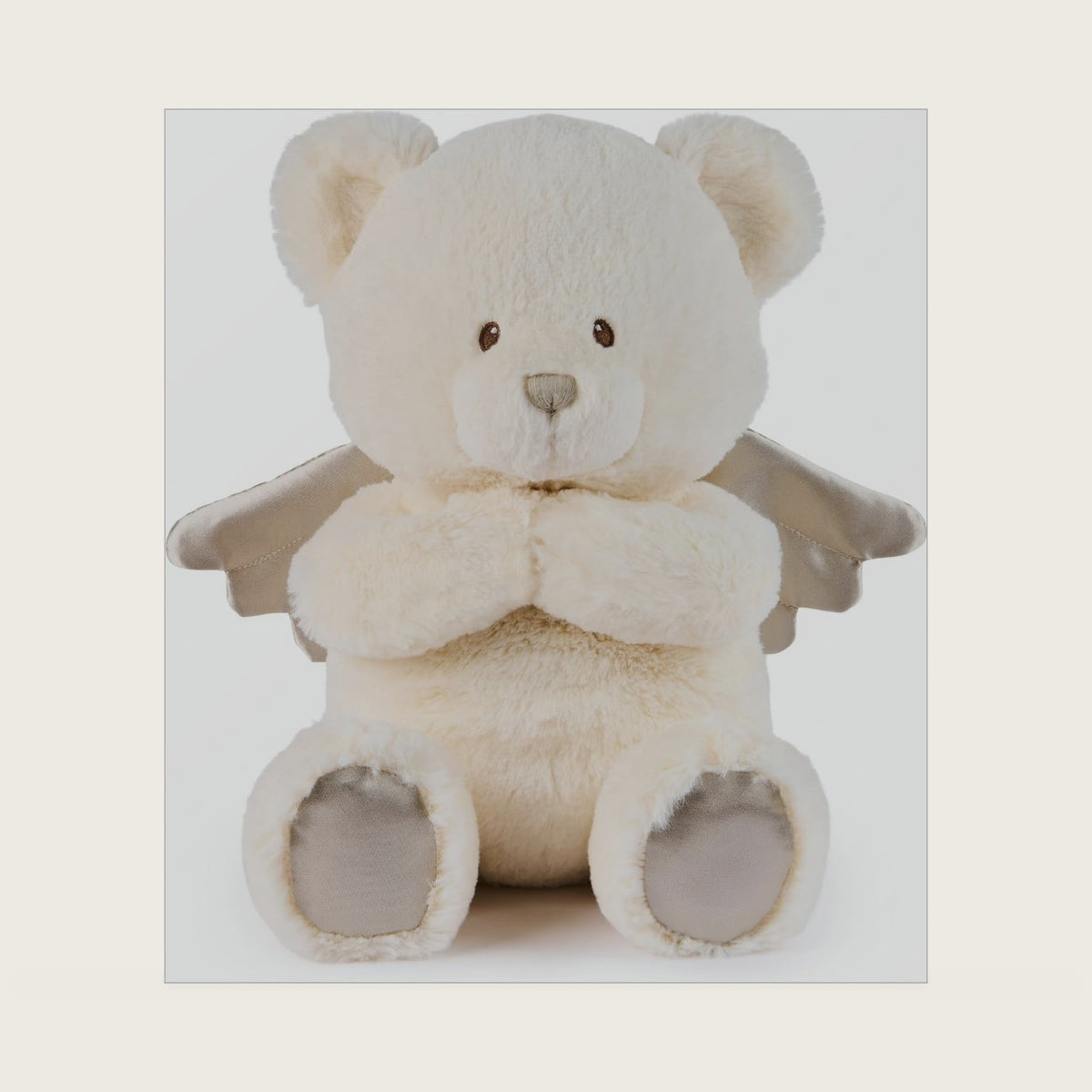 Prayer Angel Teddy Bear with Wings 9” Plush, Recites Prayers, Ages 0+