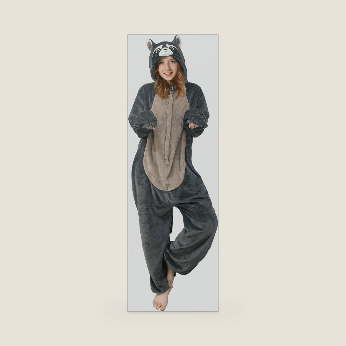 OLAOLA Adult Onesie, Halloween Costume Cosplay Animal One-Piece Pajamas