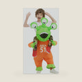 COMIN Halloween Inflatable Alien Costume Kids Cosplay Costumes Funny Ride on Blow Up Costumes Alien Suit for Teens
