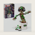 LEGO Marvel Dancing Groot, Guardians of the Galaxy Toy, Buildable Birthday Gift, Marvel Toy, Super Hero Hand-Operated Interactive Playset, Marvel Gift for Kids, Animated Groot Figure, 76297