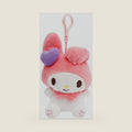 Friends bag hook Cutie For Animal Friends Character Plush Bag Clip Keychain Backpack Hanger 1PC 4.7in (마이멜로디-큐티)