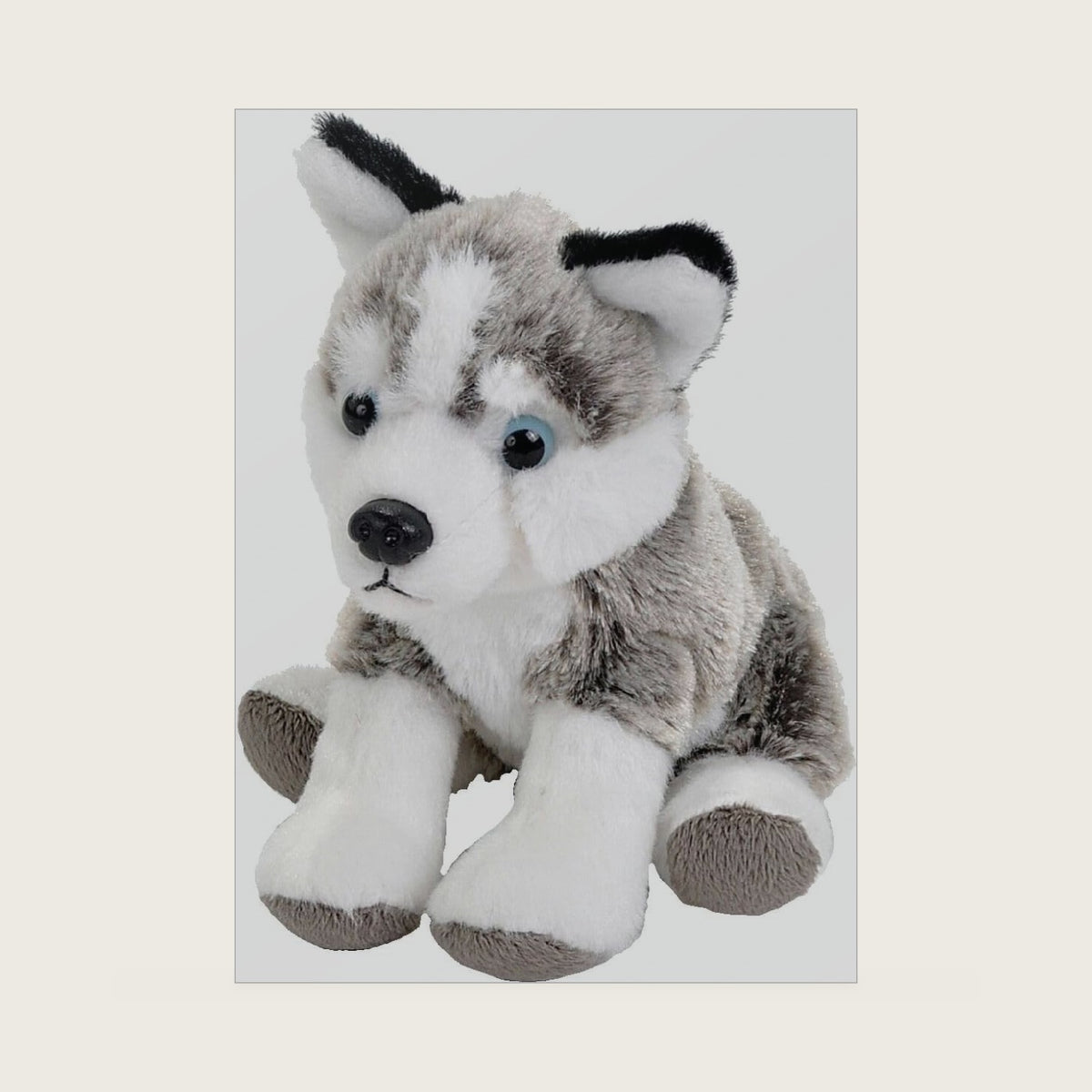 Wild Republic Pocketkins Husky Stuffed Animal - 5"