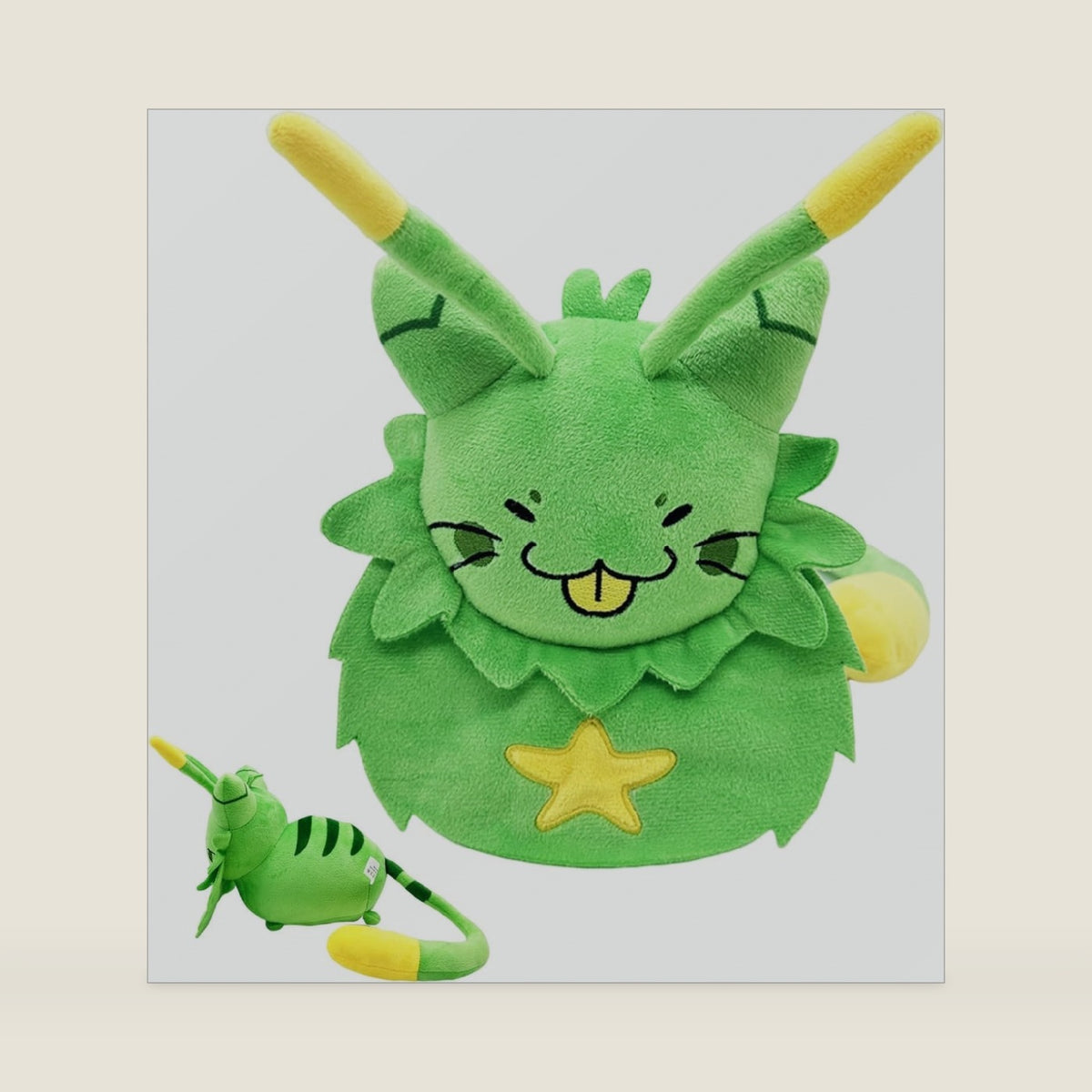 Gnarpy Plush,Green Alien Cat Plush,Regretavator Toys Figure, Game Cosplay Cute Fans Gift 8.66'' (Green)