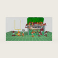 Kaskey Kids Football Guys, Maroon vs. Orange, 30 Pieces in Each Set, Includes 2 Teams, Accessories, and Travel Storage Case, Nostalgic Sports Action Figures for Imaginative Play, Ages 3 and Up