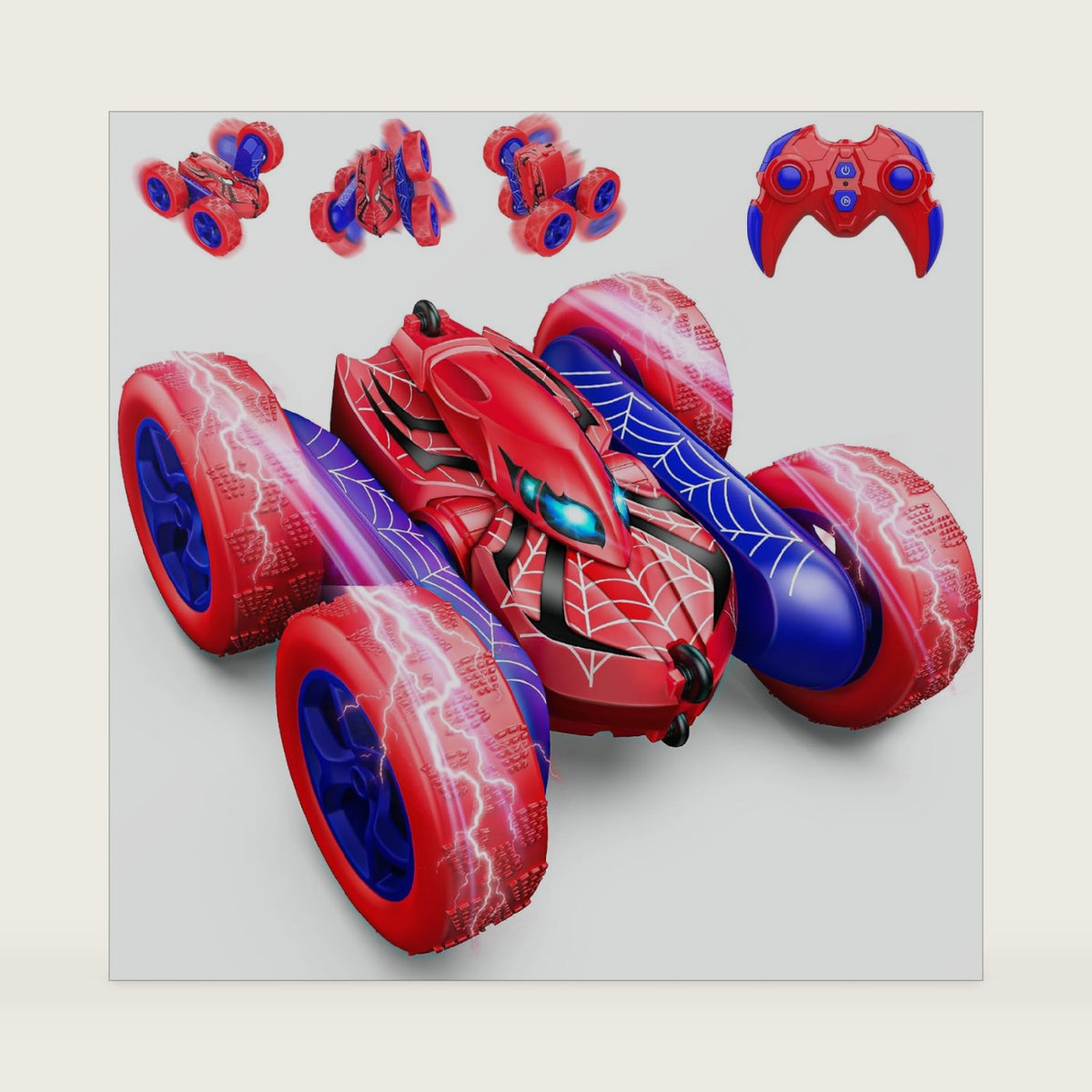 Excitobo Remote Control Car,RC Cars Boys Toys for 3 4 5 6 7 8 9 10 11 12 Year Old Boy Double Sided 360°Flip 4WD Rechargeable Drift RC Race Car Birthday Gifts Easter Basket Stuffers for Kids Age 3-12
