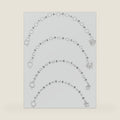 BENECREAT 4 Pcs 4 Style Row Counter Chains Set, Alloy Sheep Charm Chain Row Counter Knitting Row Counter Chains for Knitting and Crochet Crochet Stitch Markers