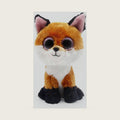 Beanie Baby Brown White Slick Fox Animal Plush (6inch)