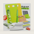 13 Pieces Montessori Kitchen Toys for Toddlers-Kids Cooking Sets Real-Toddler Toys Set for Real Cooking with Plastic Children Safe Knives Crinkle Cutter Kids Cutting Board