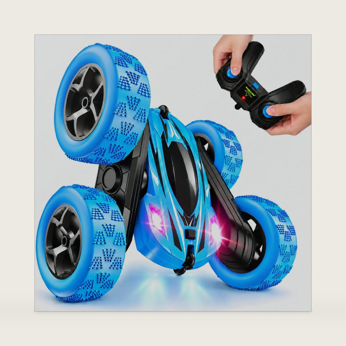 FREE TO FLY Remote Control Car Boys Toys: 360 Flip Rc Cars 2.4Ghz Double-Sided Rotating Stunt Car 6 7 8 9 10 11 12 Year Old Kids Girls Outdoor Indoor
